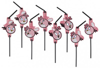 Angry Birds Pink Sugrör