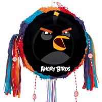 Angry Birds Svart, Pinata Rund