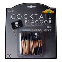 Cocktailflaggor Pirat