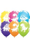 Dinosaurier Ballonger 6-pack