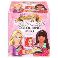 Färgläggnings Mugg Prinsessor