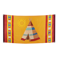 Flagga Indian Tipi