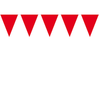Flaggirlang Mini, Röd