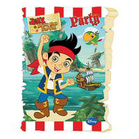 Inbjudningskort Jake och Piraterna