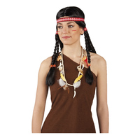 Indianhalsband med Fjädrar