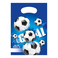 Kalaspåsar Fotboll Blå - 6-pack