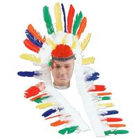 Lång Indianskrud Flerfärgad
