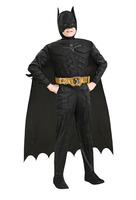 Muskulös Batman Barn Maskeraddräkt Deluxe (Small)