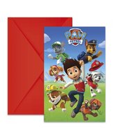 Paw Patrol Inbjudningskort