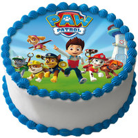 Paw Patrol Tårtbild Sockerpasta A