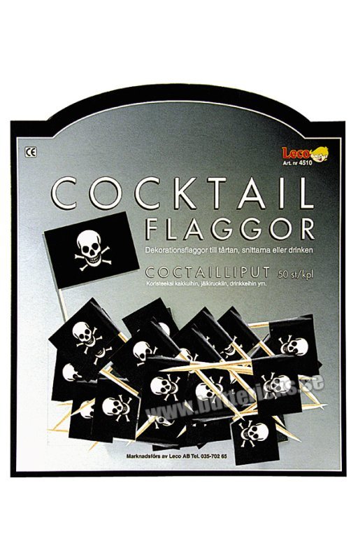 Pirat cocktailflaggor