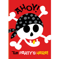 Pirat Inbjudningskort