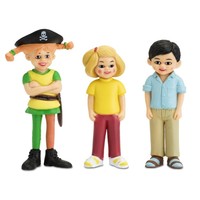 Pirat Pippi, Tommy och Annika, Figurer 3 st