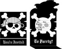 Pirate Parrty, Inbjudningskort