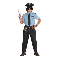 Polisofficer Pojke Barn Maskeraddräkt - Medium
