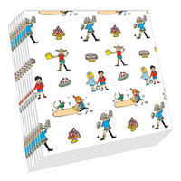 Servetter Pippi Långstrump - 16-pack