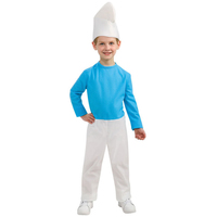 Smurf Maskeraddräkt (Large 134-146)