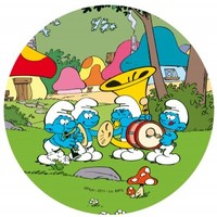 Smurfarna, Tårtbild Oblat (1)