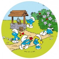 Smurfarna, Tårtbild Oblat (2)