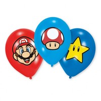 Super Mario, Ballonger 4-färg 6 st