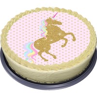 Unicorn Gold, Tårtbild Sugarpaste