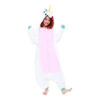 Vit Enhörning Kigurumi - Medium